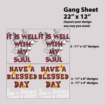 DTF Gang Sheets